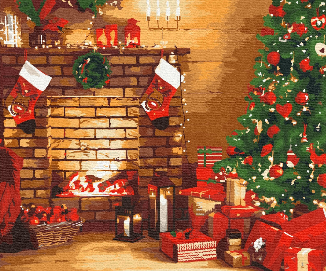 Painting by numbers New Year's comfort (BS52748)