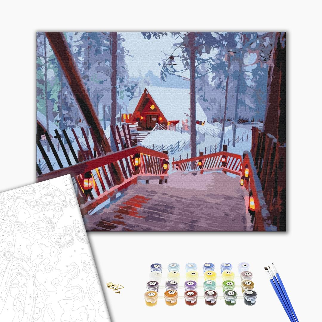 Painting by numbers Winter comfort (BS52773)
