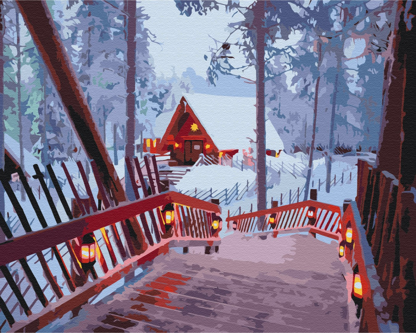 Painting by numbers Winter comfort (BS52773)