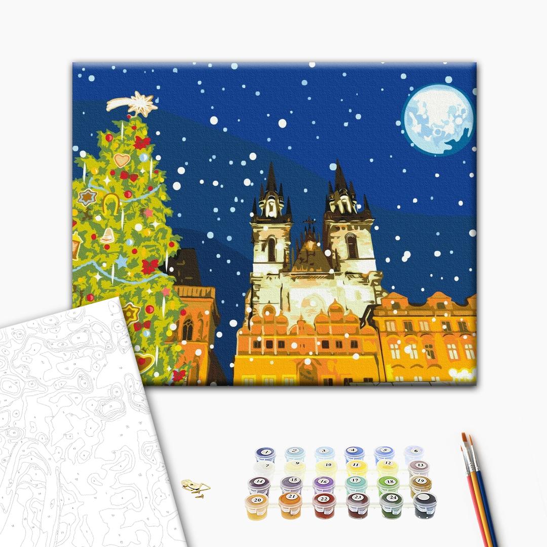 Painting by numbers New Year's Prague (BS52738)