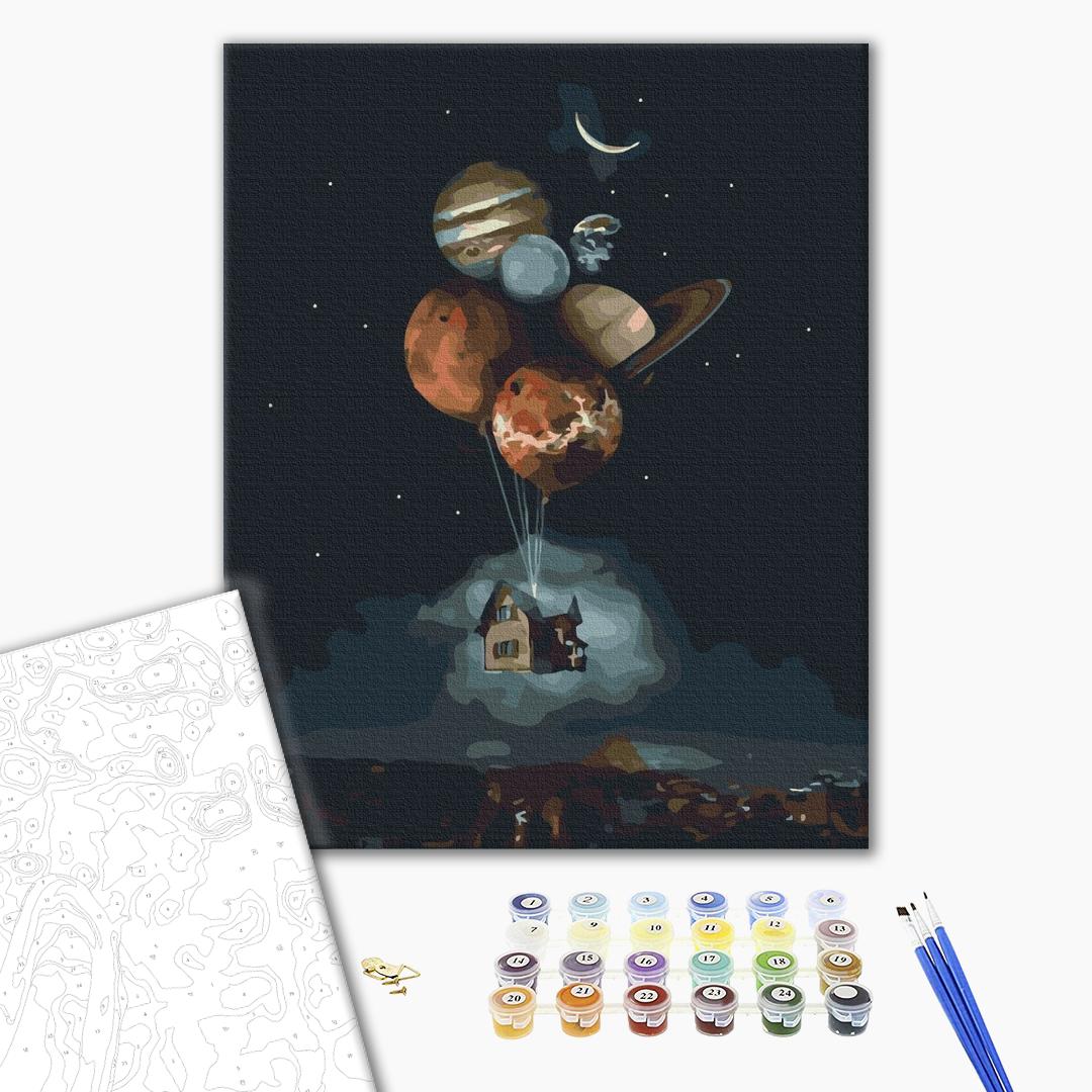 Painting by numbers House in the stratosphere (BS41119)