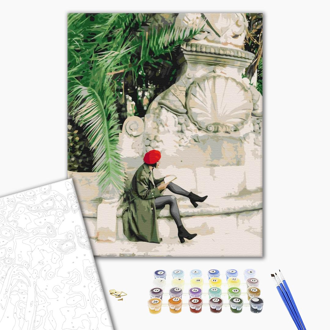Painting by numbers Parisian chic on the streets of Bali (BS52395)