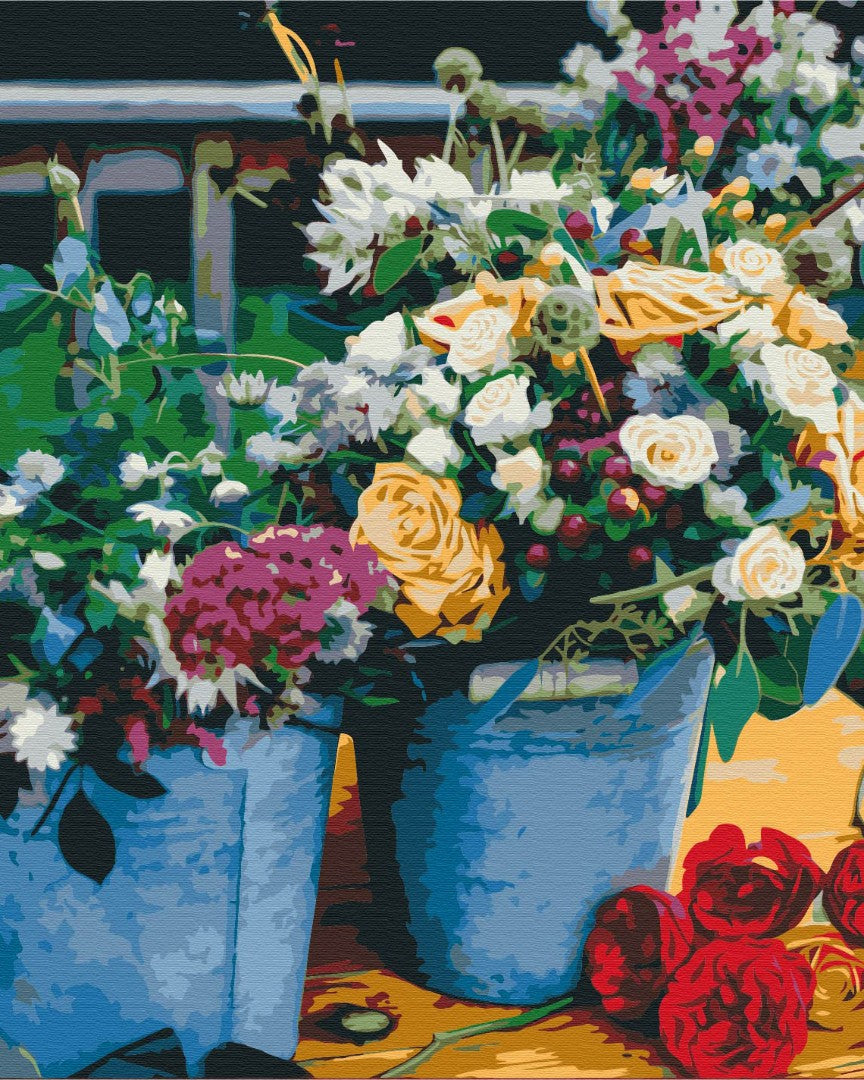 Painting by numbers The florist's joy (BS52442)