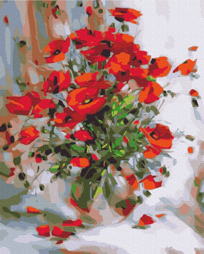 Painting by numbers Oil poppies (BS52783)