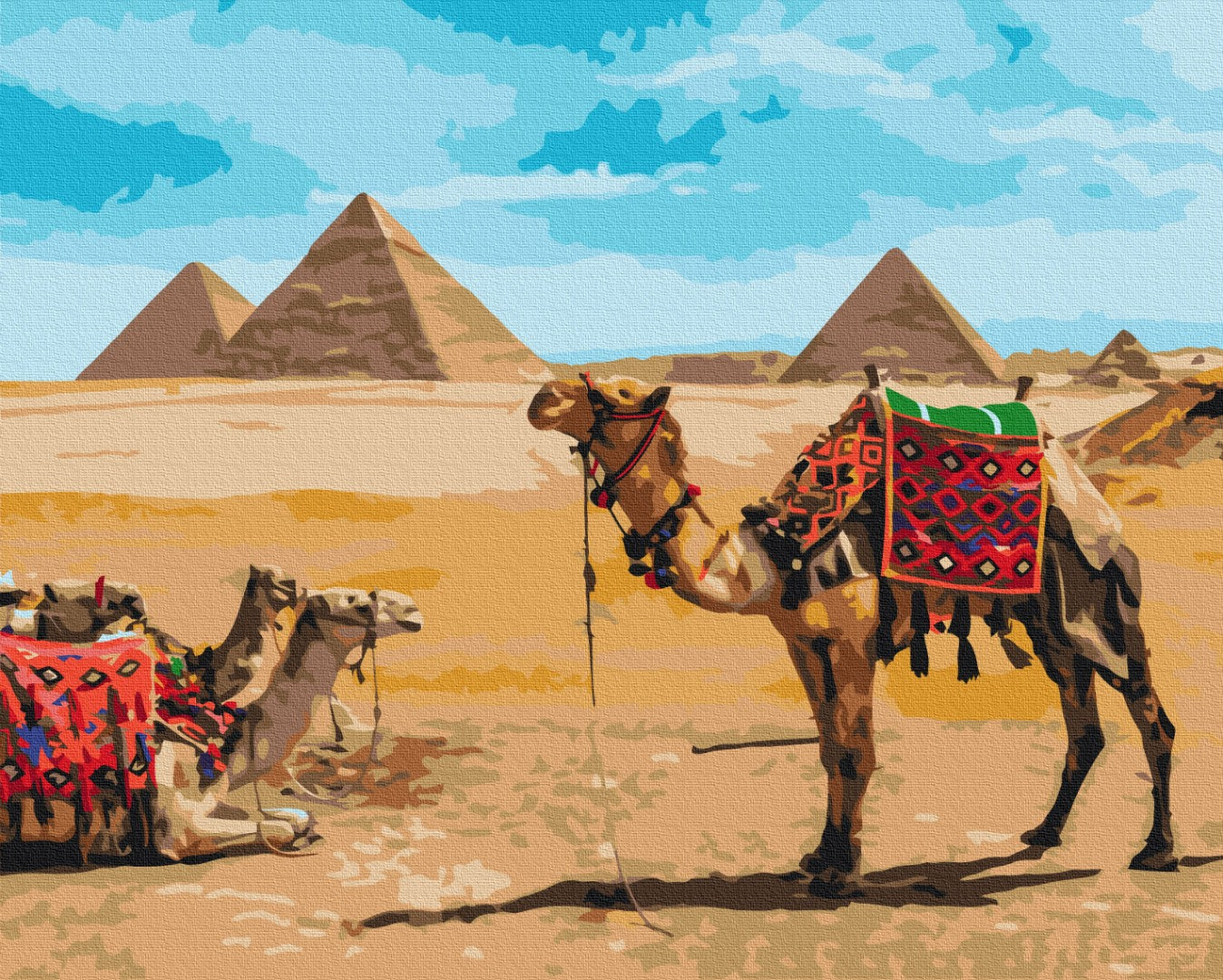Painting by numbers Egyptian flavor (BS52718)