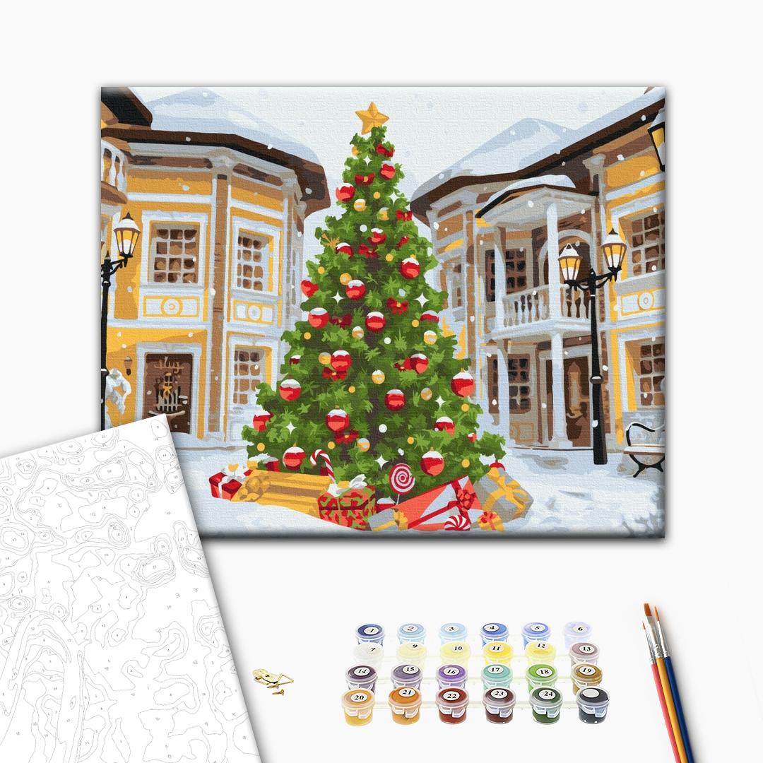 Painting by numbers Main New Year's beauty (BS52747)