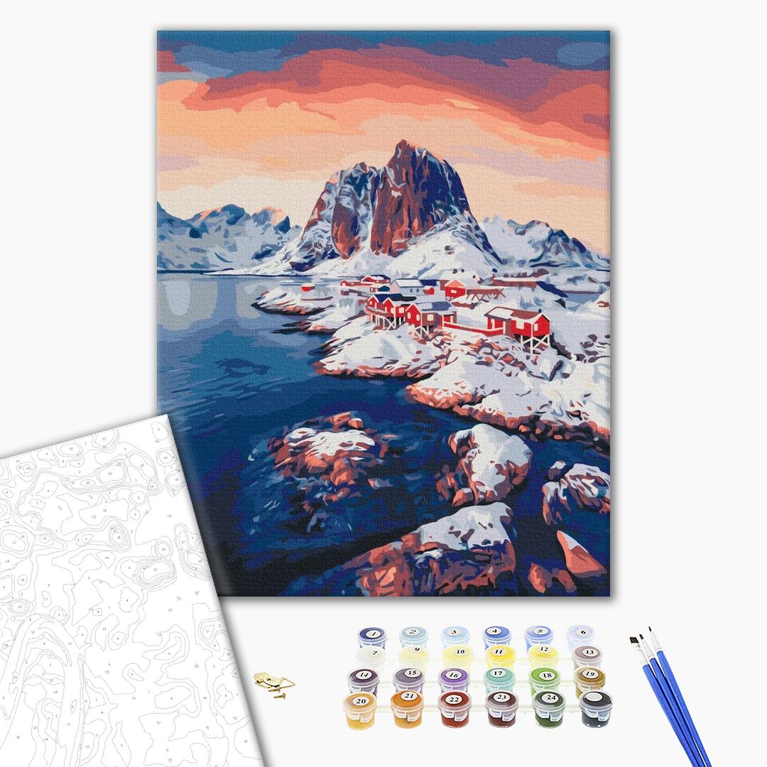 Painting by numbers Dawn on the Lofoten Islands (BS52770)