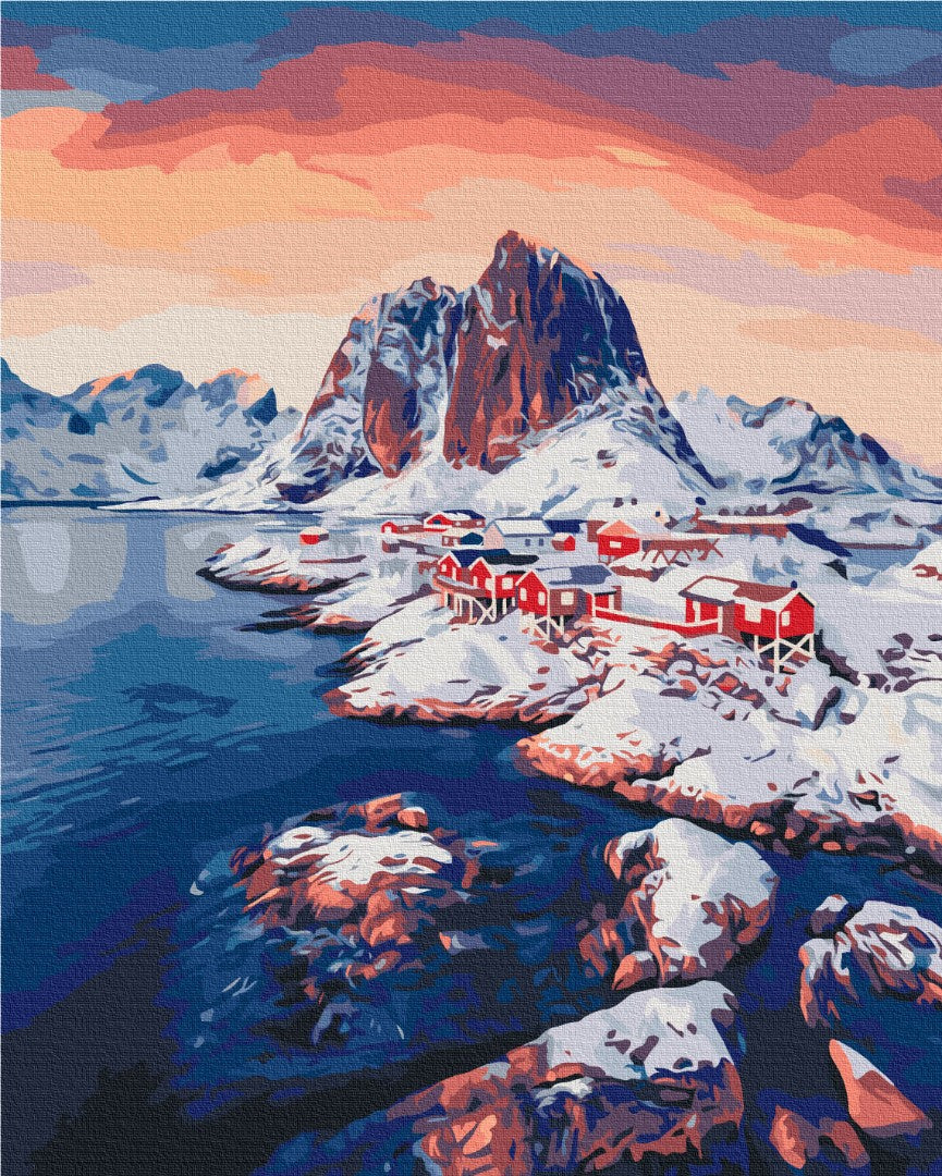 Painting by numbers Dawn on the Lofoten Islands (BS52770)