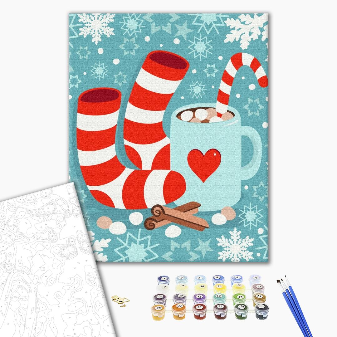 Painting by numbers Winter mood (BS52771)