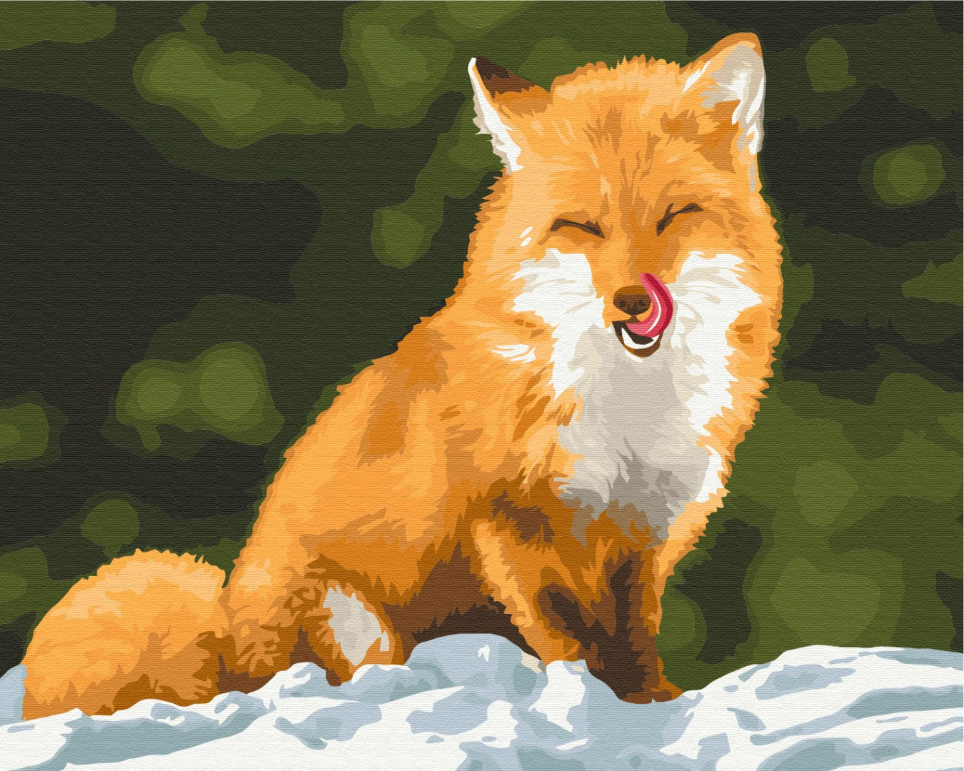 Painting by numbers Little fox sister (BS52778)