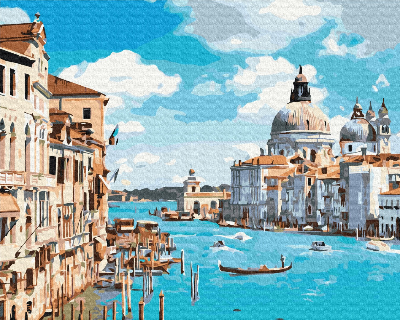 Painting by numbers A walk through Venice (BS52801)