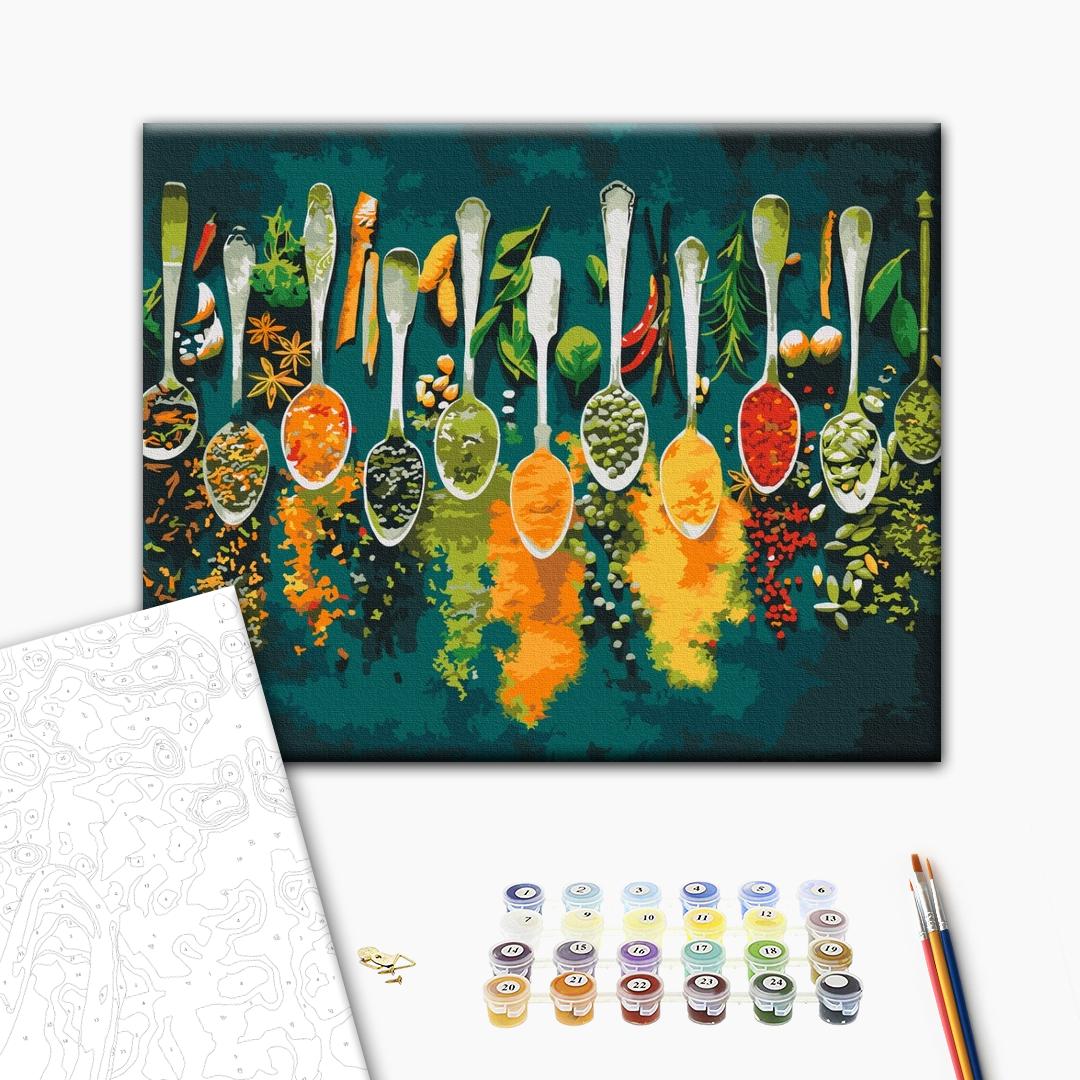 Painting by numbers Spicy spices (BS52897)
