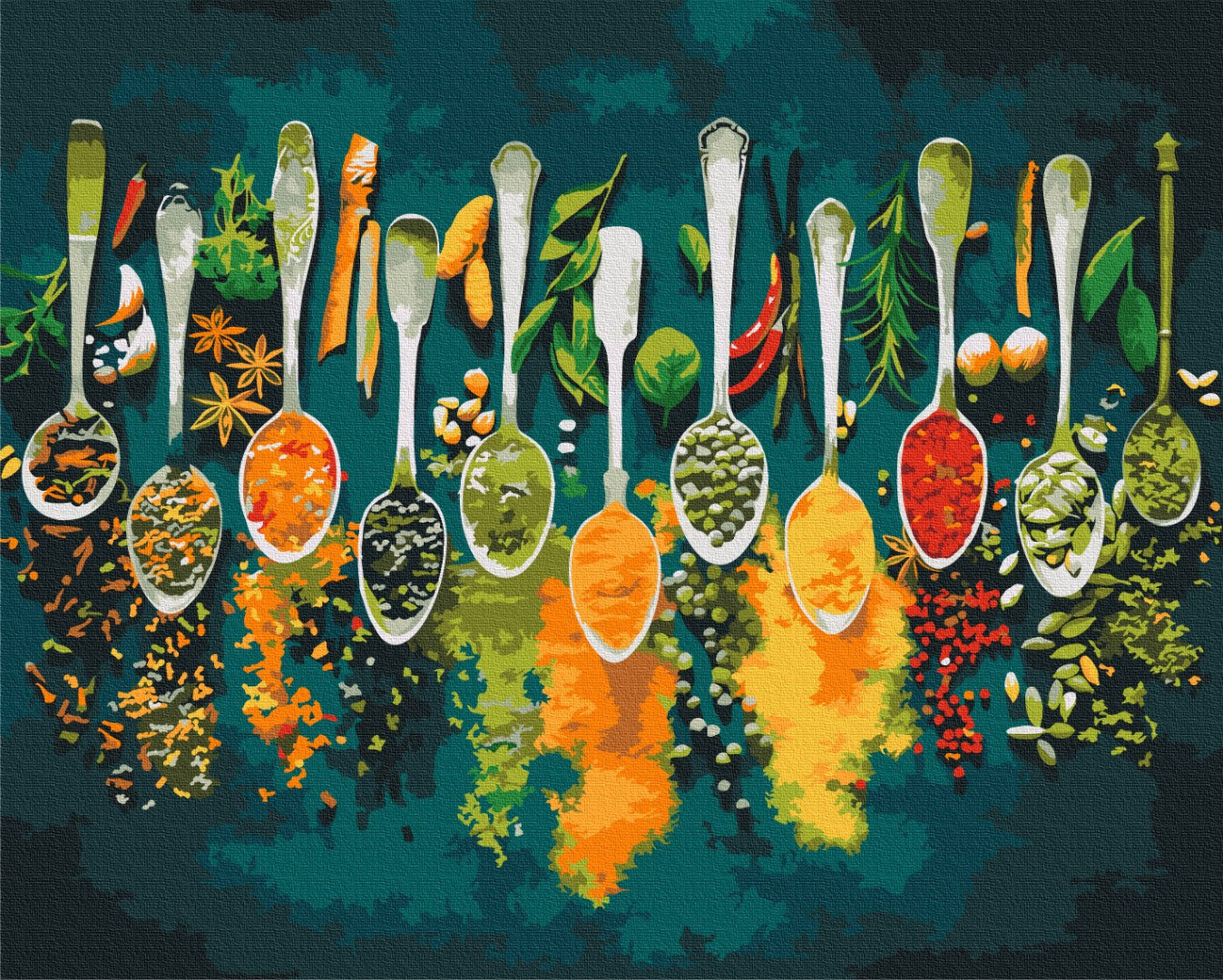 Painting by numbers Spicy spices (BS52897)