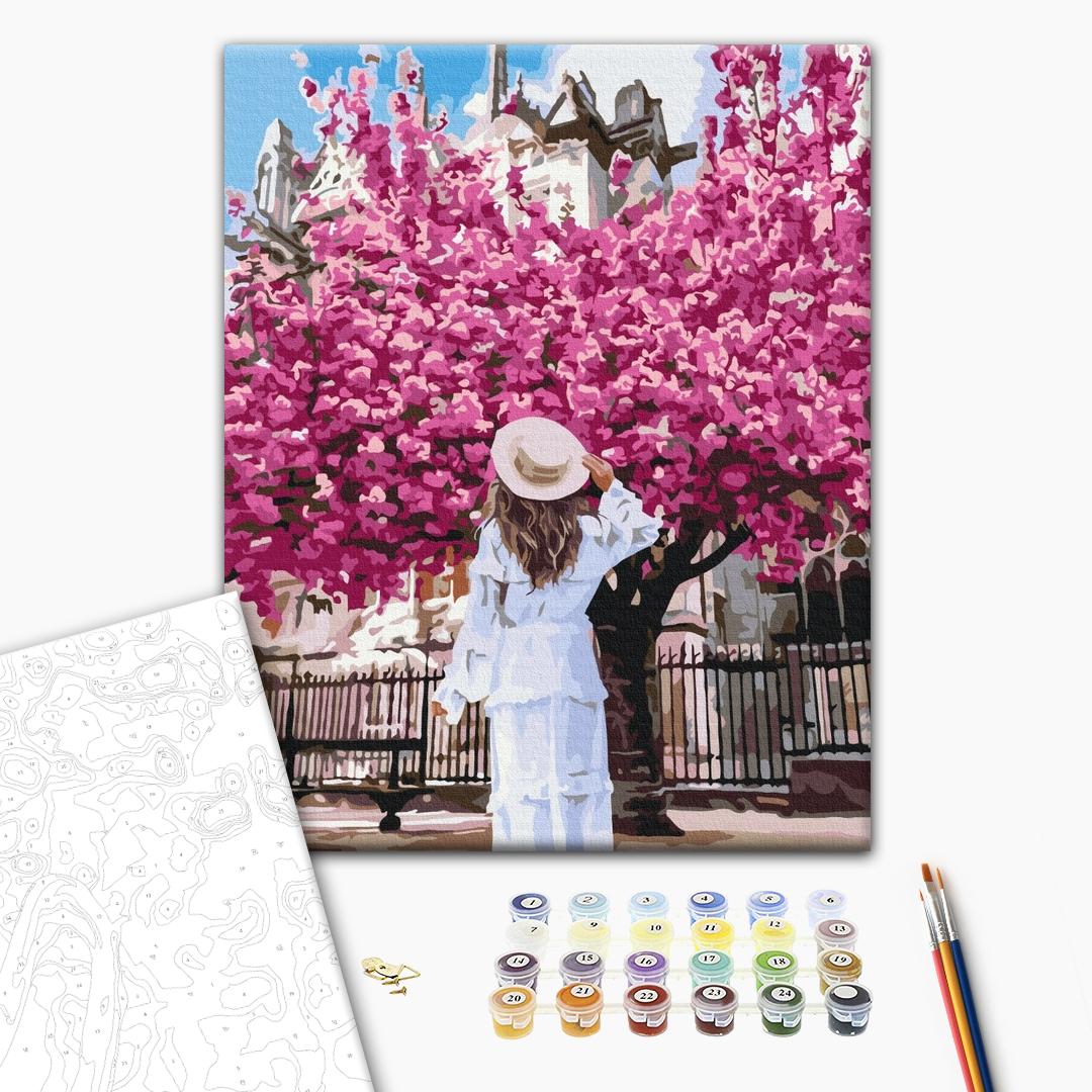Painting by numbers Blooming Notre Dame de Paris © Tany Moko (BS52888)