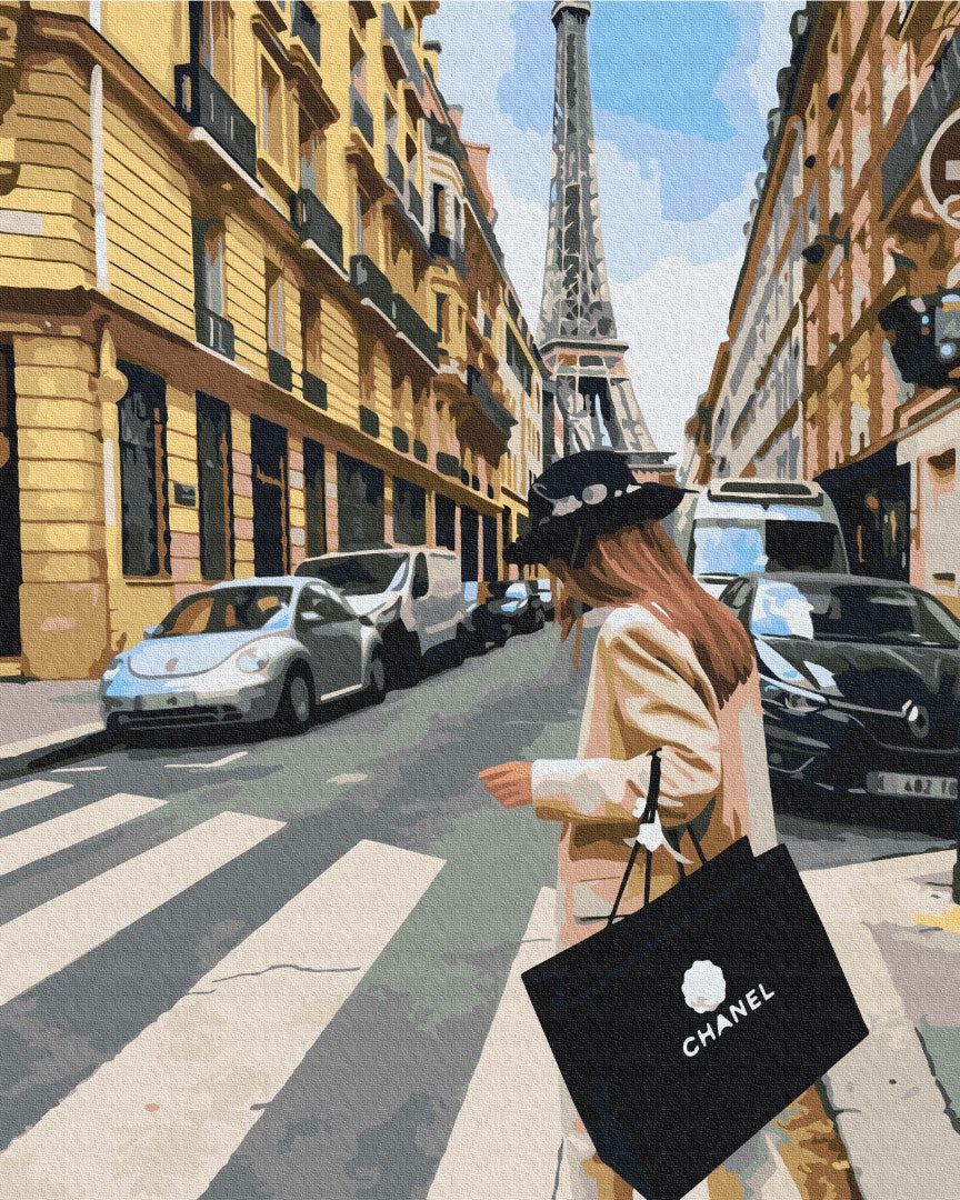 Painting by numbers Paris Fashion Week © Tany Moko (BS52887)