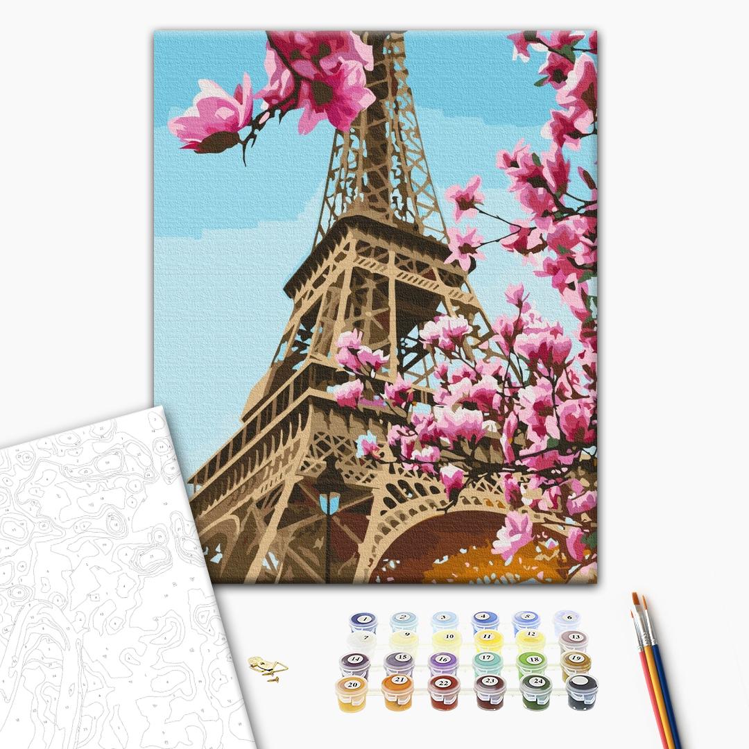 Painting by numbers Sakura in Paris (BS52836)