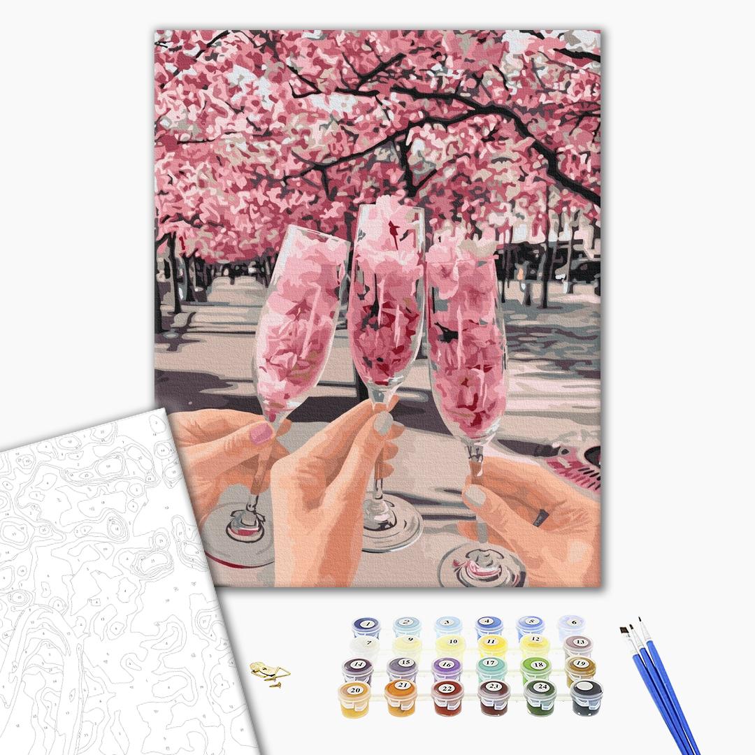 Painting by numbers Spring in a glass © Oksana Vorobiy (BS53036)