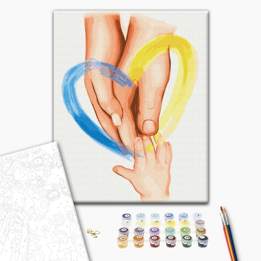 Painting by numbers Family warmth ©Svetlana Drab (BS53078)