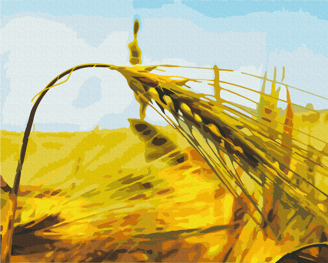 Painting by numbers Rye ear (BS6633)