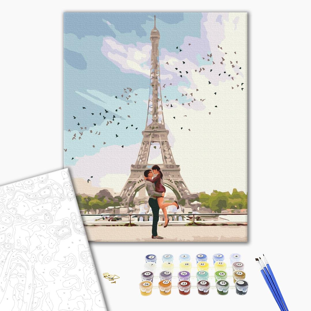 Painting by numbers City of love Paris (BS51641)