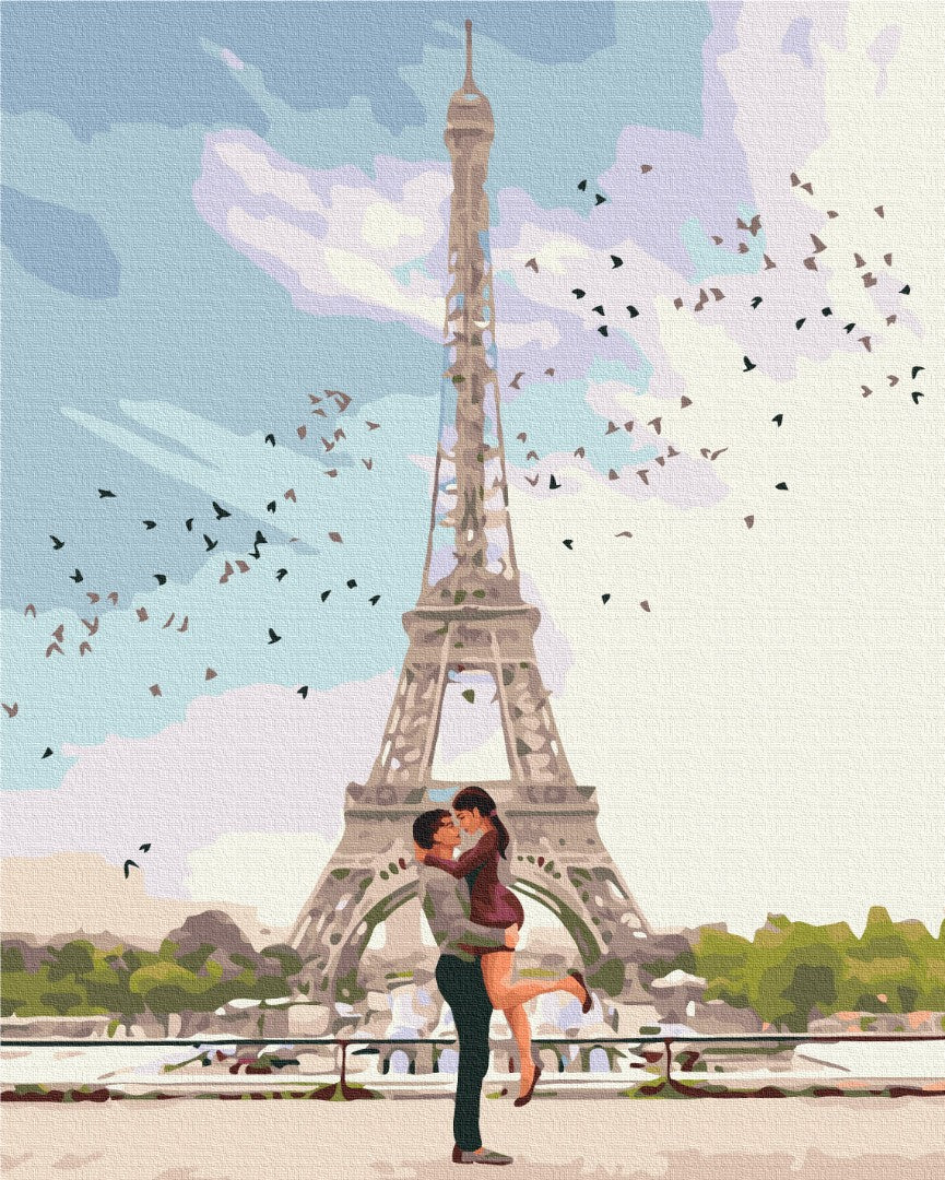 Painting by numbers City of love Paris (BS51641)
