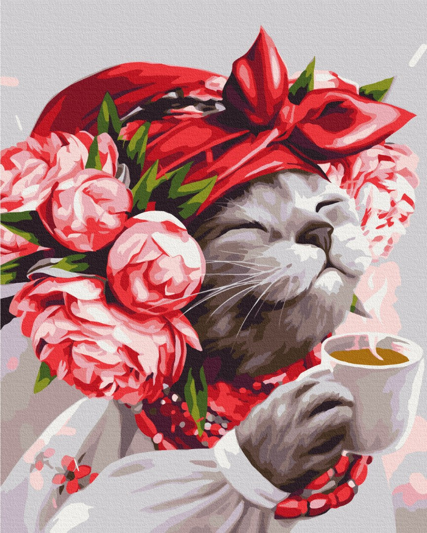 Painting by numbers Mistress cat ©Marianna Pashchuk (BS53241)