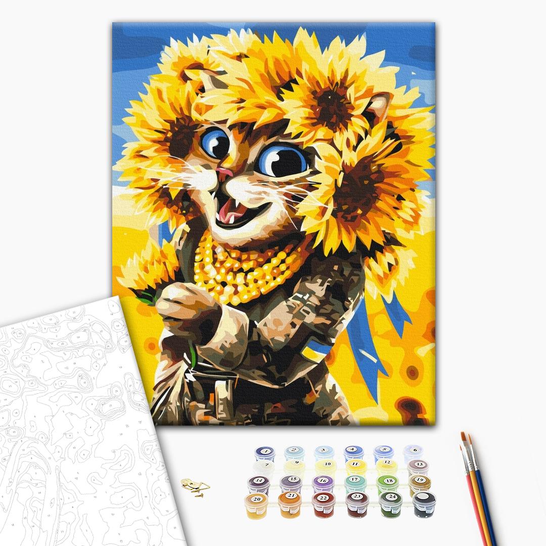 Painting by numbers Cat Sun ©Marianna Pashchuk (BS53283)