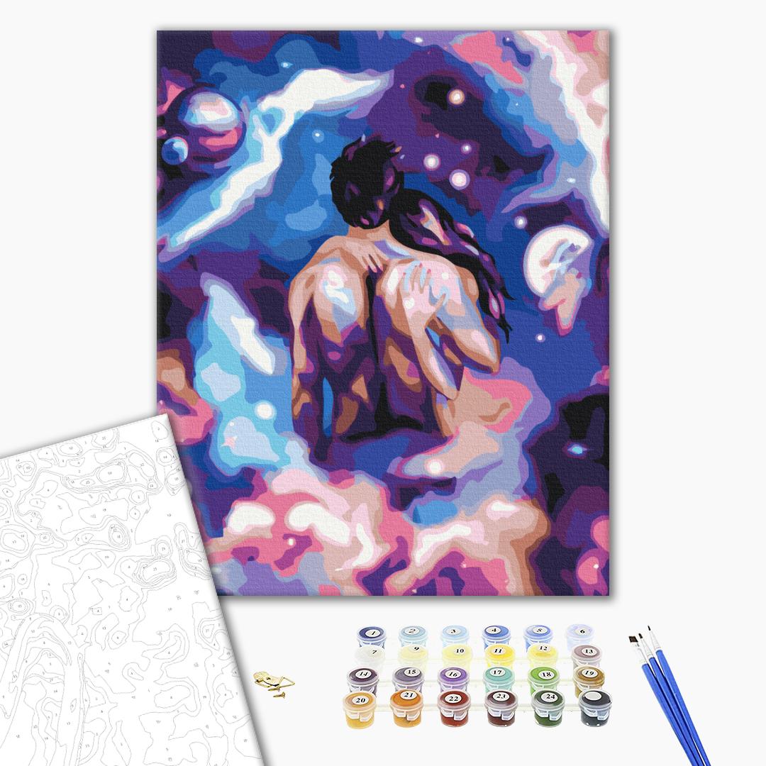 Painting by numbers Space romance (BS41142)