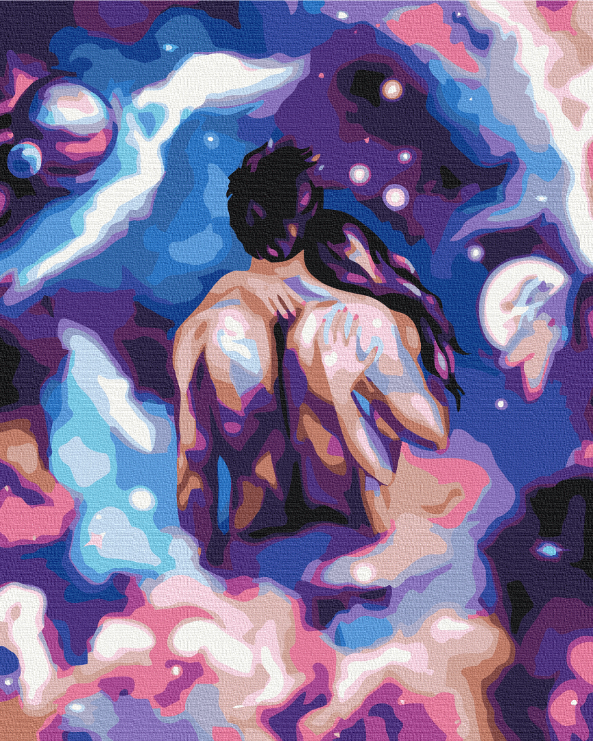 Painting by numbers Space romance (BS41142)