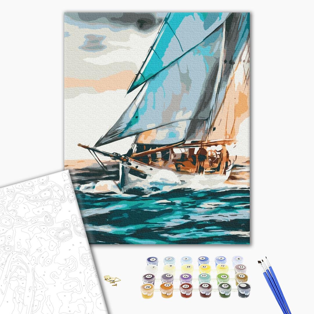 Painting by numbers Sea voyage ©Iryna Ponamarchuk (BS53299)