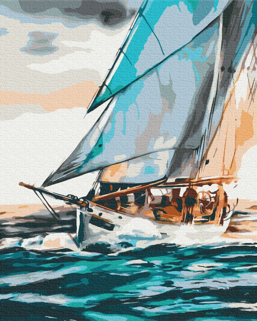 Painting by numbers Sea voyage ©Iryna Ponamarchuk (BS53299)
