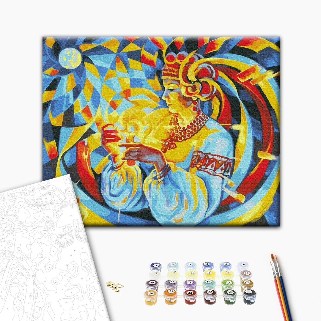 Painting by numbers Candle of Hope ©Oleg Loburak (BS53313)