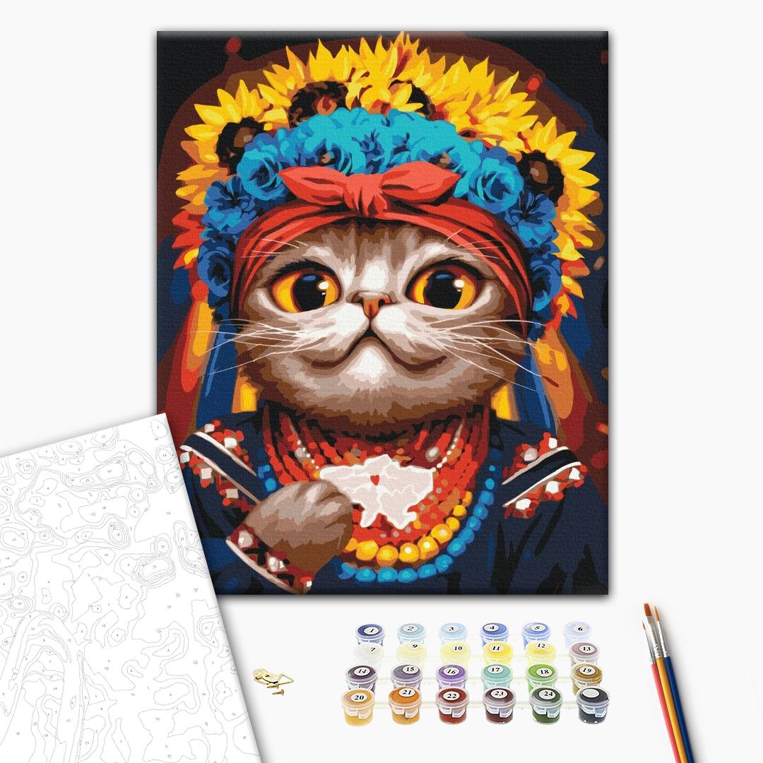 Painting by numbers Cat Author ©Marianna Pashchuk (BS53310)