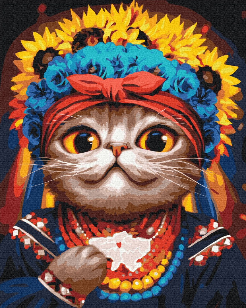 Painting by numbers Cat Author ©Marianna Pashchuk (BS53310)