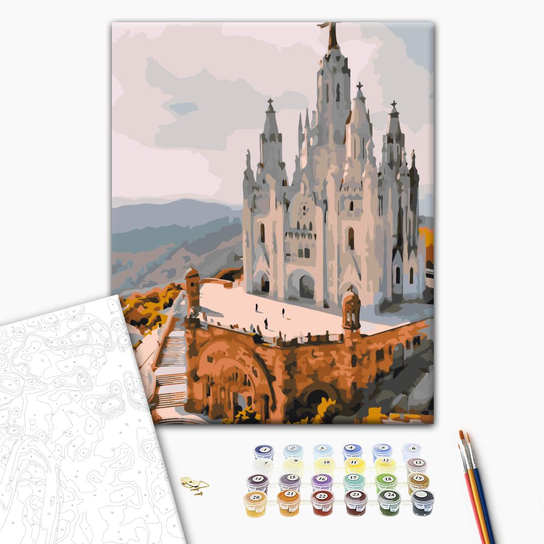 Painting by numbers Temple of the Sacred Heart. Barcelona (RBS52466)