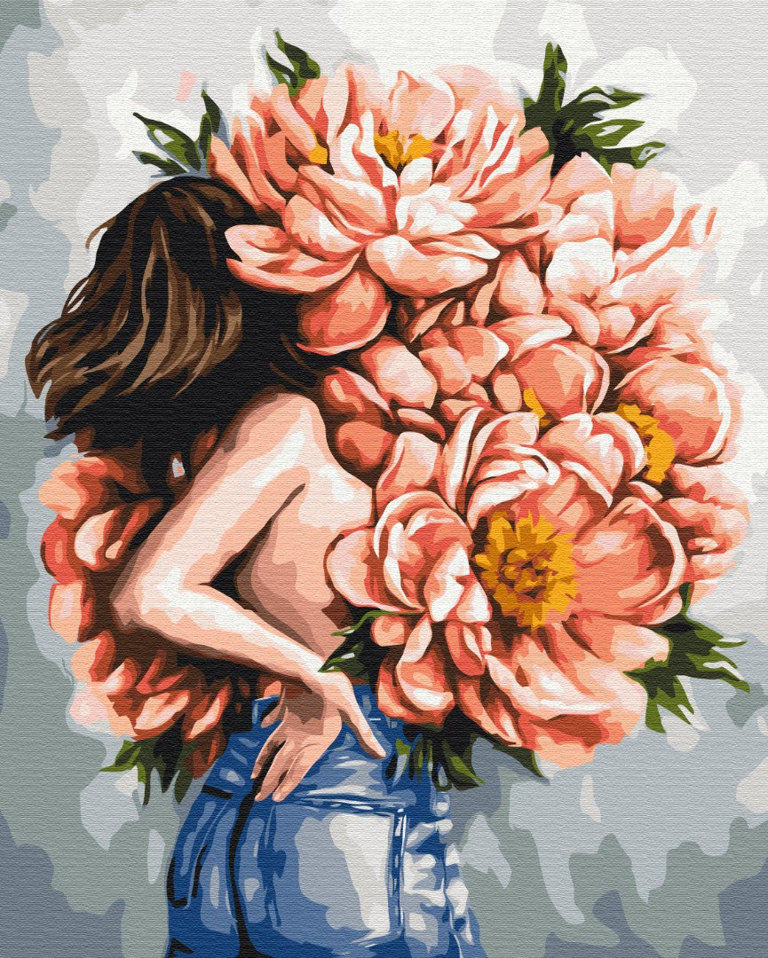 Painting by numbers Peonies of femininity @Daria Mikhailishina (BS53301)