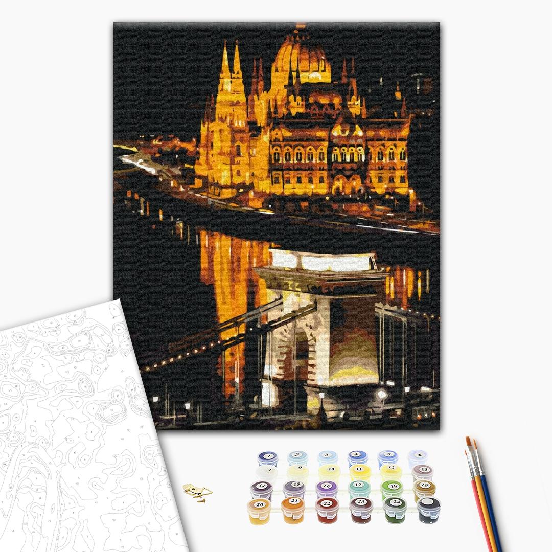 Painting by numbers Night Budapest (RBS52549)
