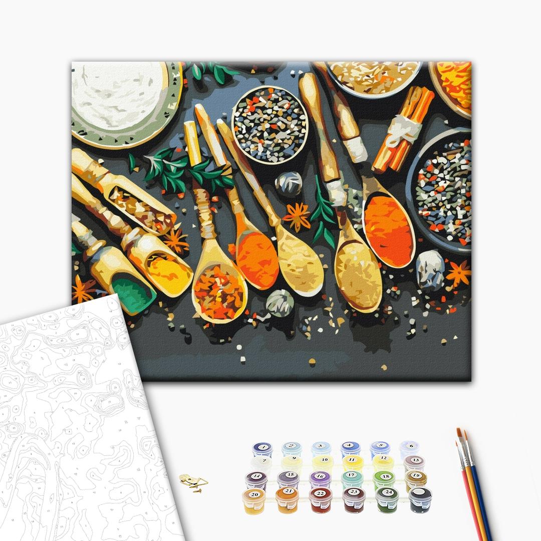 Gleznošana pēc skaitļiem Aromātiskās garšvielas (BS53398)