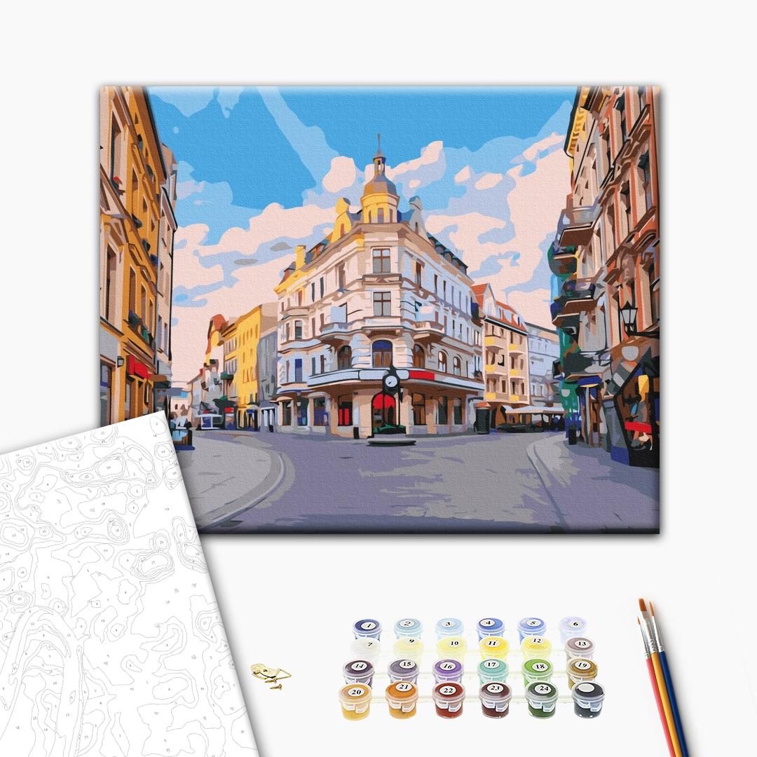 Painting by numbers The streets of Torun (BS53432)