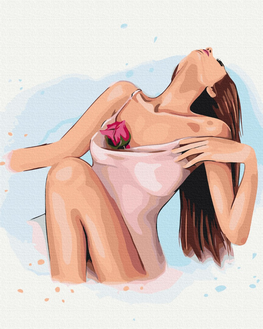 Painting by numbers Gentle touch © Alla Berezovska (BS53456)