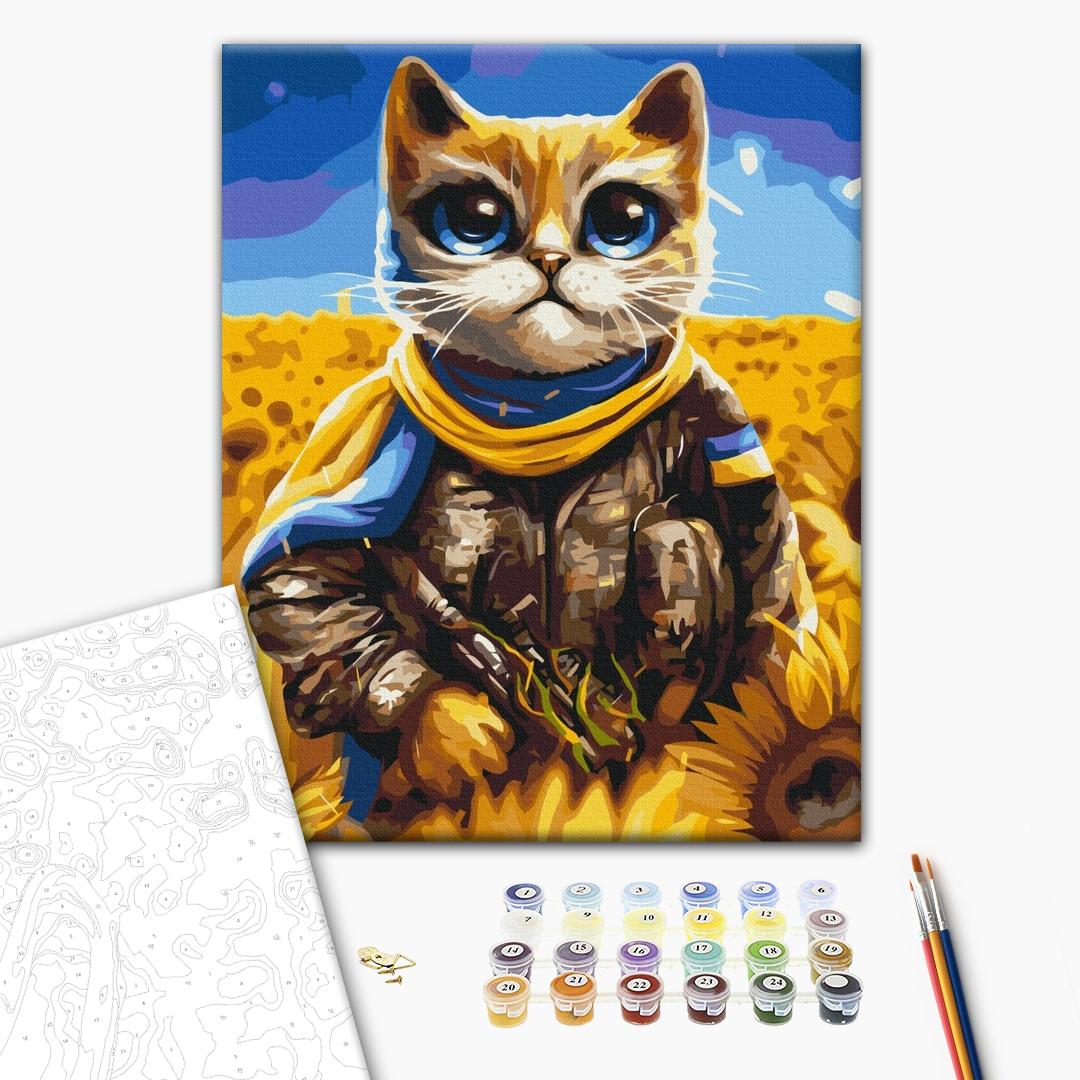 Painting by numbers Cat Hero © Marianna Pashchuk (BS53463)
