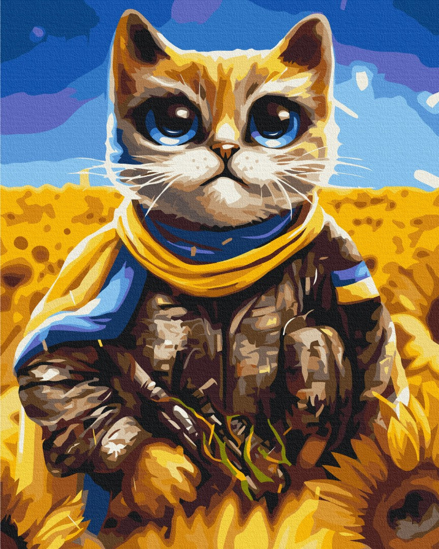 Painting by numbers Cat Hero © Marianna Pashchuk (BS53463)
