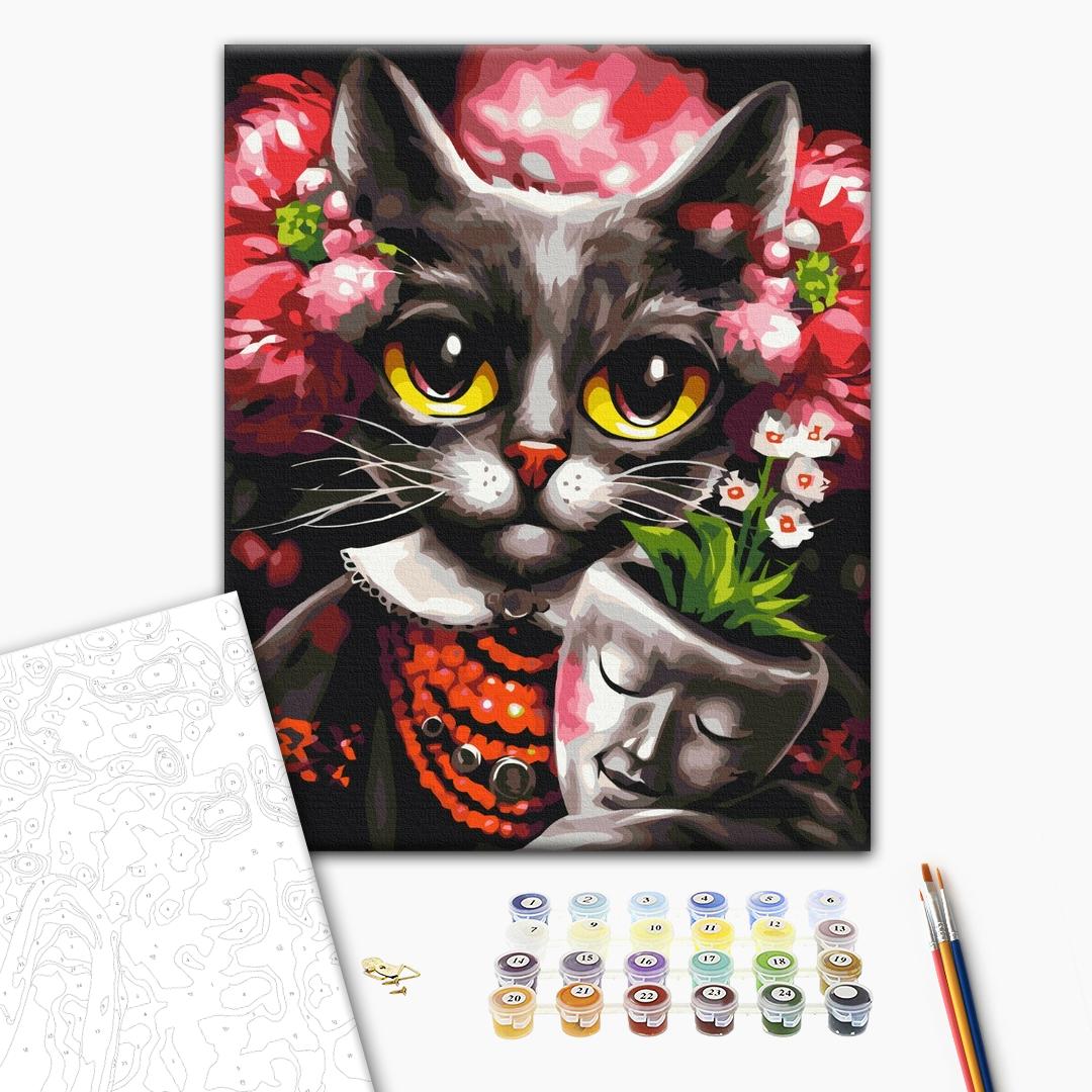 Painting by numbers Cat Zen © Marianna Pashchuk (BS53465)