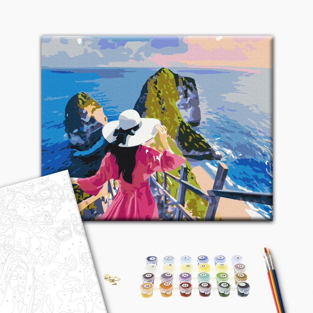 Painting by numbers Lady on the Islands (RBS51548)