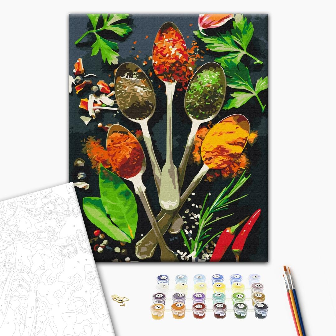 Painting by numbers Symphony of spices (BS53468)