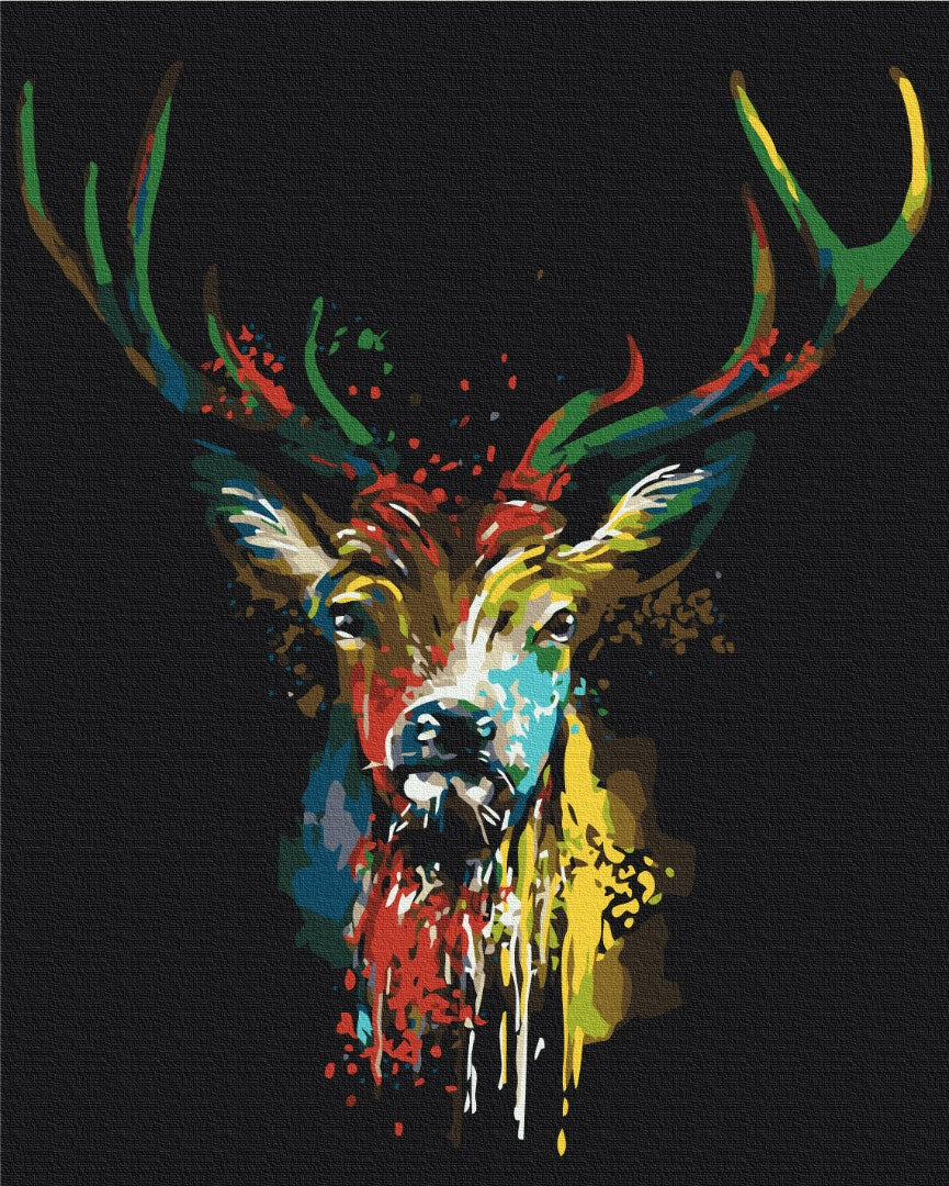 Painting by numbers Colorful deer (BS51379)