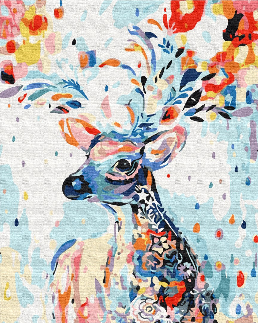 Painting by numbers Сolorful deer (BS202)
