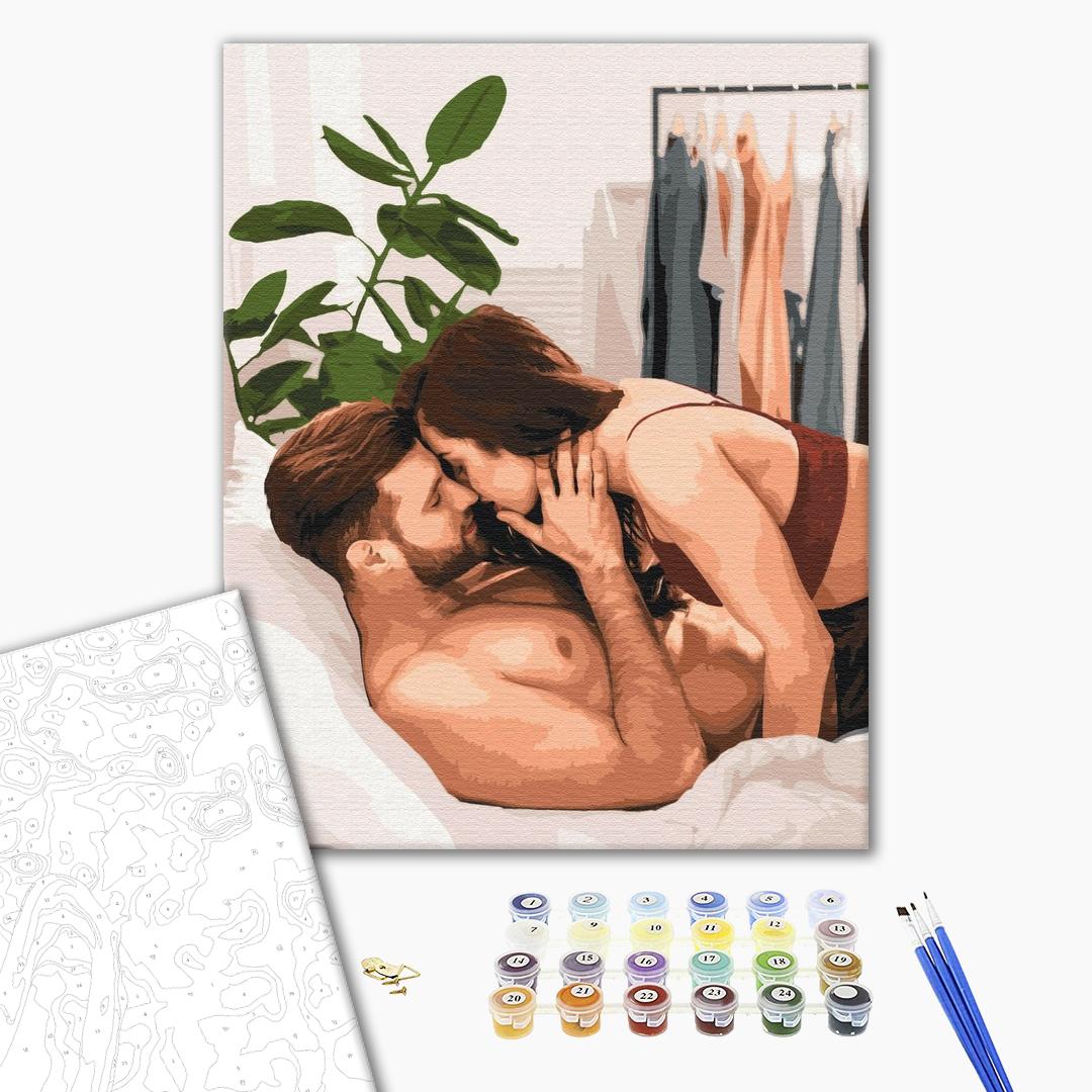 Painting by numbers Сozy hugs (BS51740)