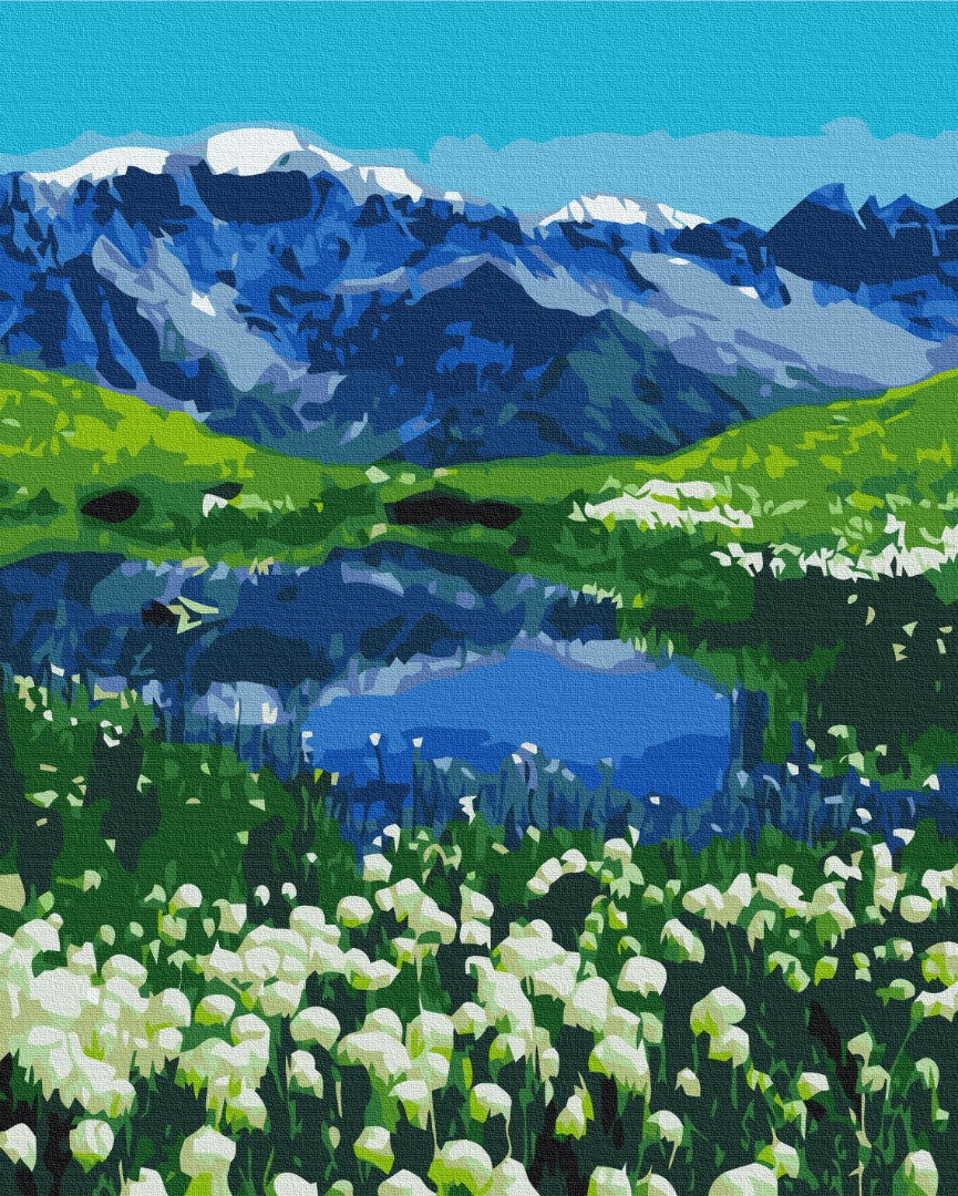 Painting by numbers Аlpine meadows (BS39458)