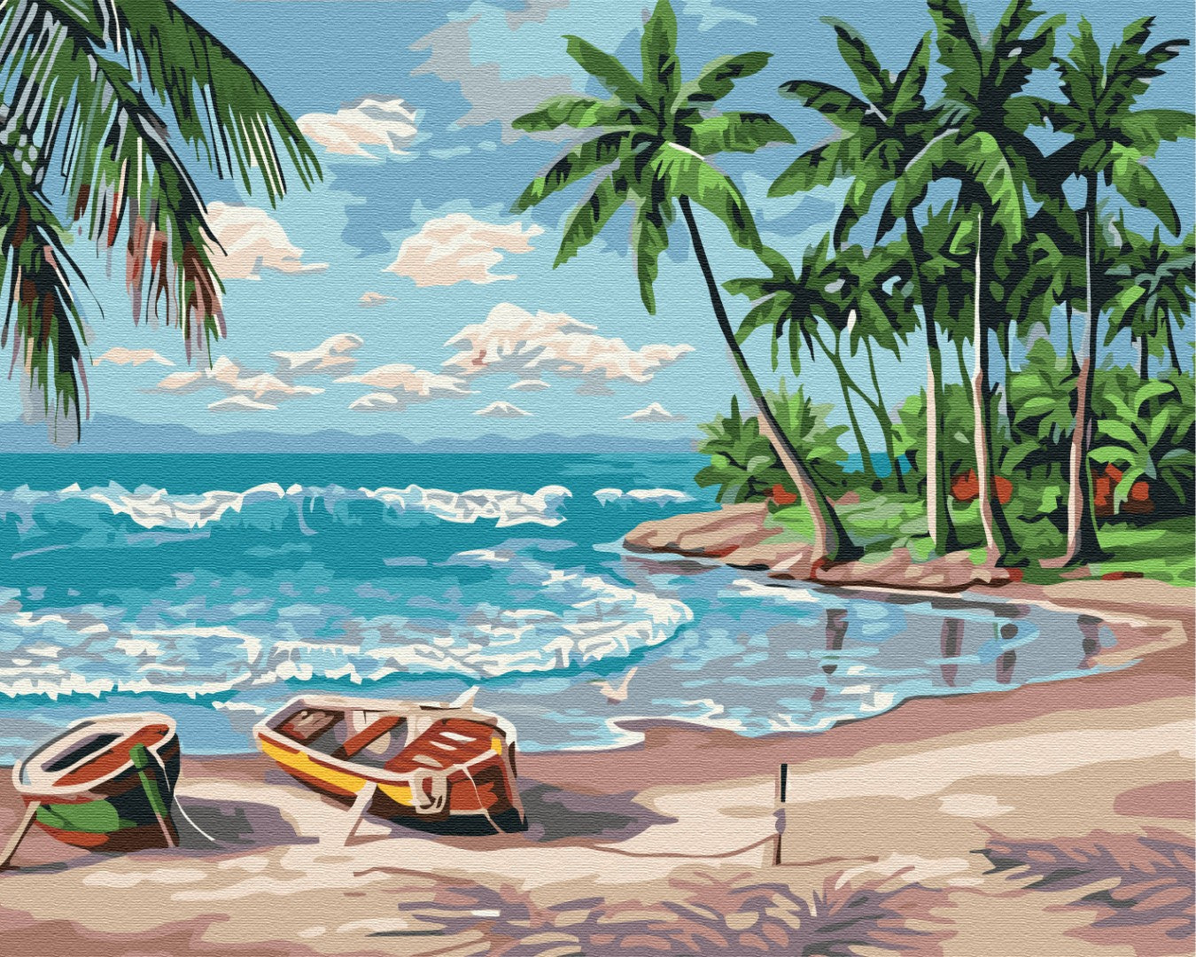 Painting by numbers Ocean coast (BS267)